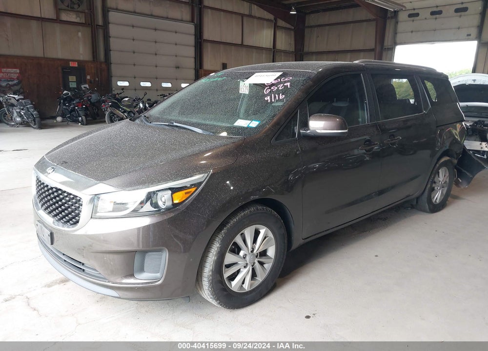 2016 KIA SEDONA LX VIN: KNDMB5C19G6158941