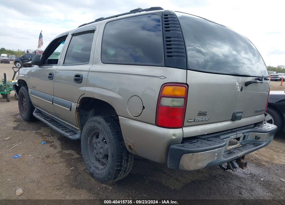 2002 CHEVROLET TAHOE LS VIN: 1GNEK13Z82J329159