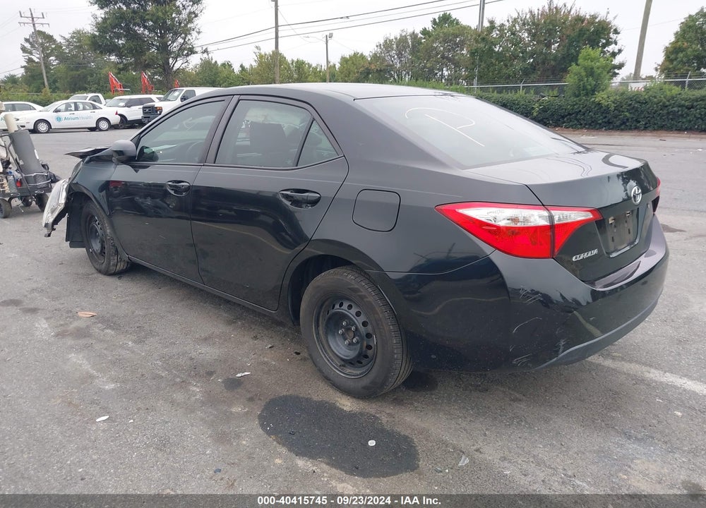 2016 TOYOTA COROLLA L VIN: 5YFBURHE7GP393674