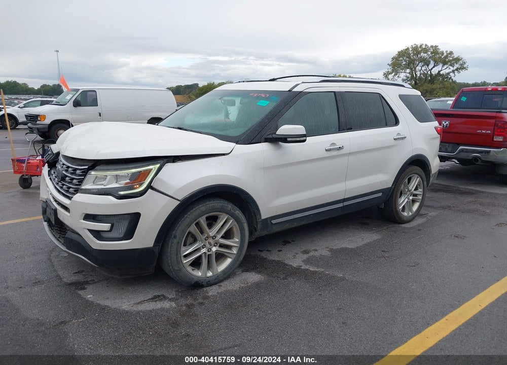 2017 FORD EXPLORER LIMITED VIN: 1FM5K8F82HGA93582