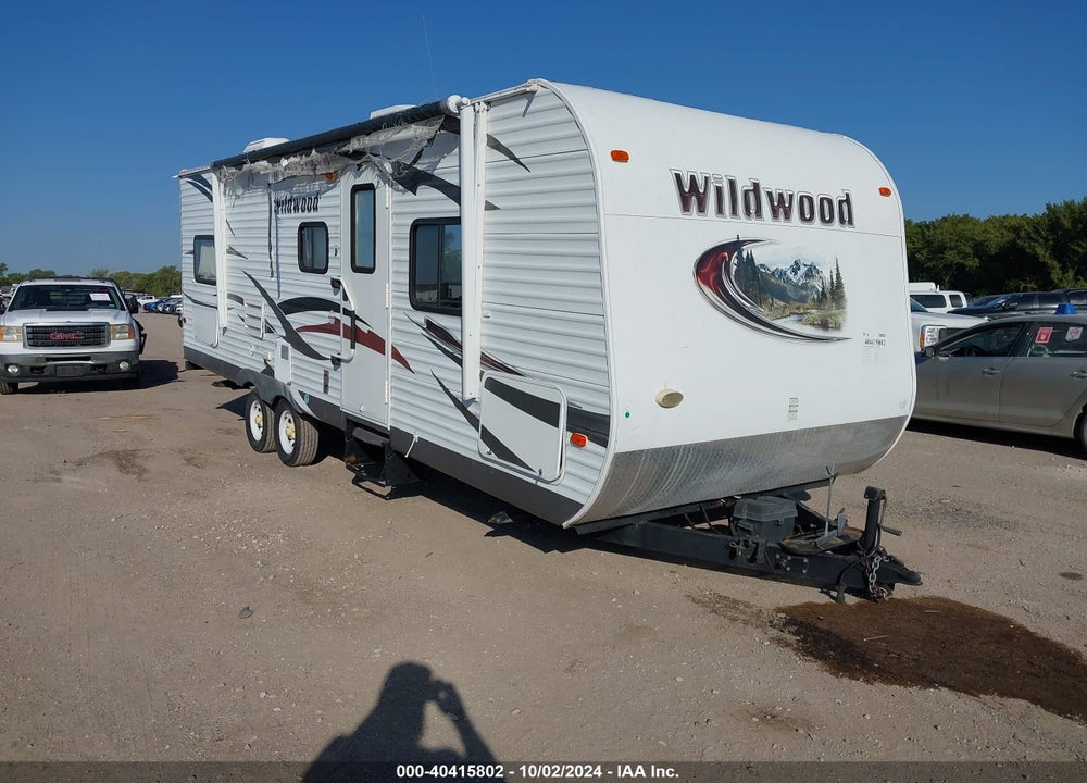 2013 FOREST RIVER WILDWOOD VIN: 4X4TWDB22DA249153