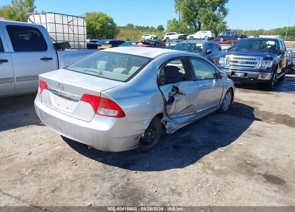 2009 HONDA CIVIC LX VIN: 2HGFA165X9H355509
