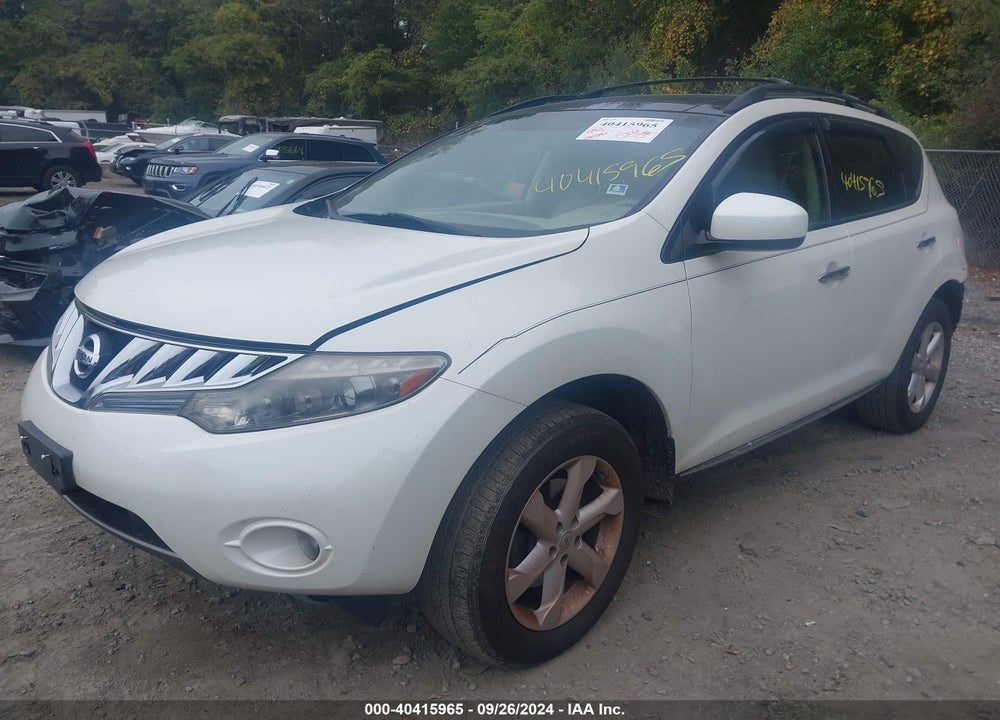 2010 NISSAN MURANO SL VIN: JN8AZ1MW3AW121462