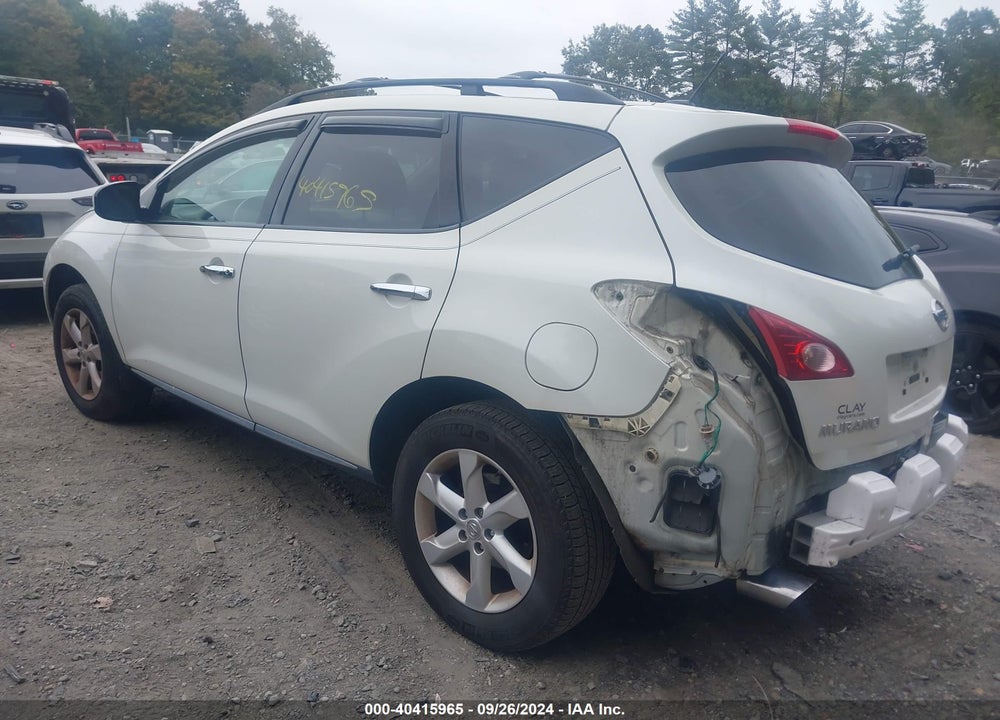 2010 NISSAN MURANO SL VIN: JN8AZ1MW3AW121462