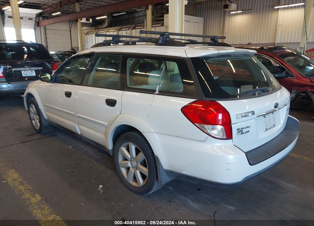 2008 SUBARU OUTBACK 2.5I/2.5I L.L. BEAN EDITION VIN: 4S4BP61C587343062