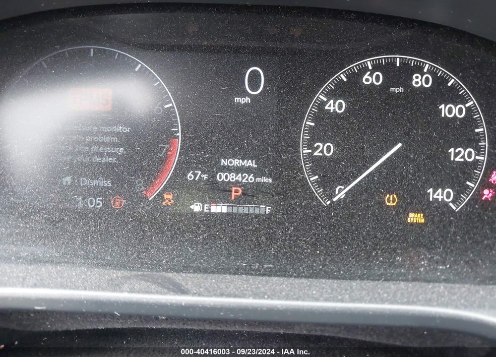 2024 HONDA HR-V AWD EX-L/AWD EX-L W/O BSI VIN: 3CZRZ2H75RM775344