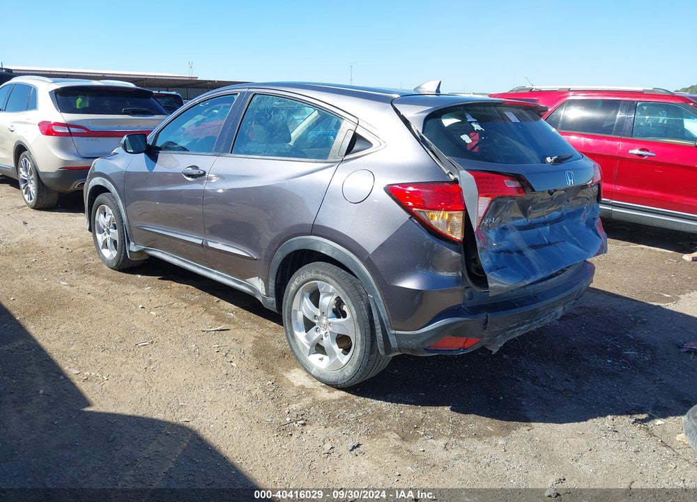 2016 HONDA HR-V LX VIN: 3CZRU5G3XGM714910