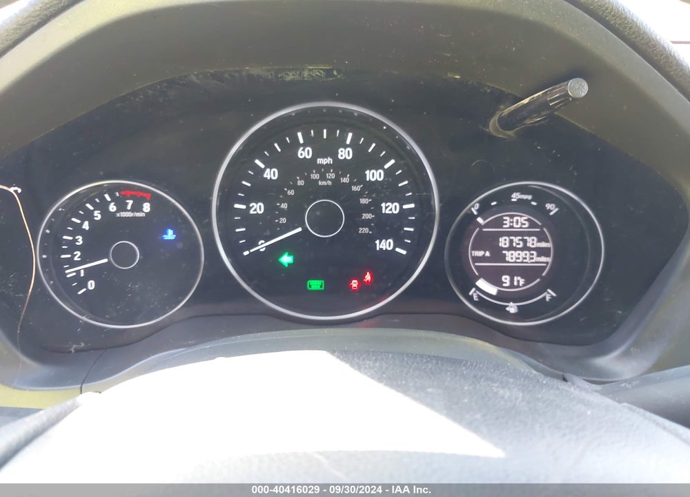 2016 HONDA HR-V LX VIN: 3CZRU5G3XGM714910
