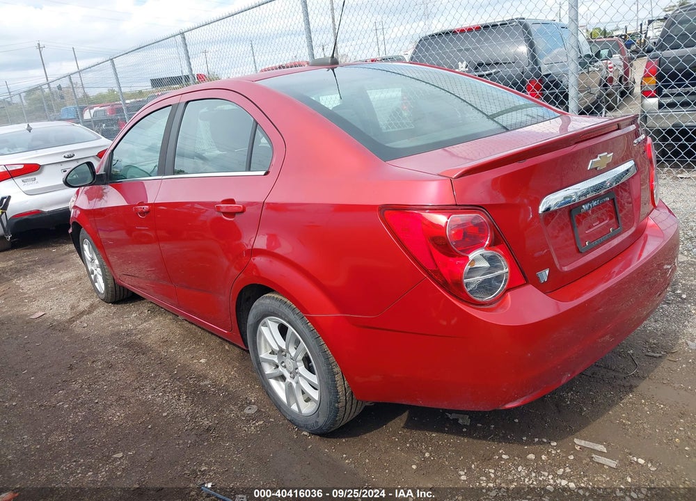 2015 CHEVROLET SONIC LT AUTO VIN: 1G1JC5SG9F4218208