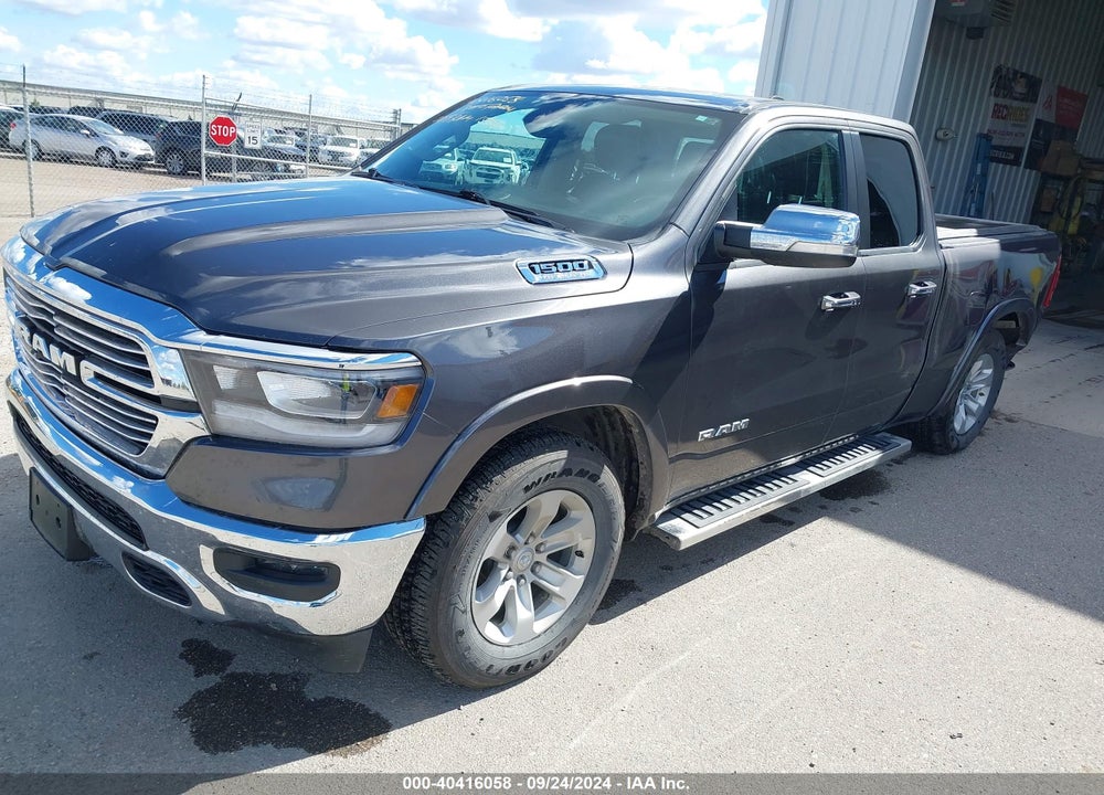2019 RAM 1500 LAIE QUAD CAB 4X4 6'4 BOX VIN: 1C6SRFDT6KN806444
