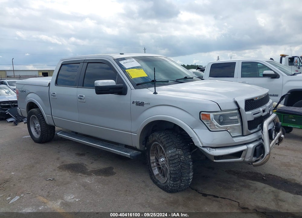 2013 FORD F-150 LARIAT VIN: 1FTFW1EFXDKD27155