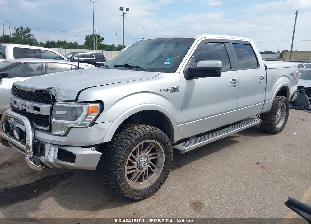 2013 FORD F-150 LARIAT VIN: 1FTFW1EFXDKD27155