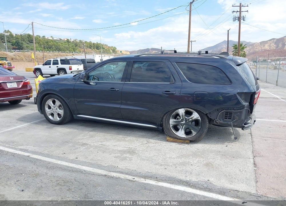 2014 DODGE DURANGO LIMITED VIN: 1C4RDHDG2EC307936