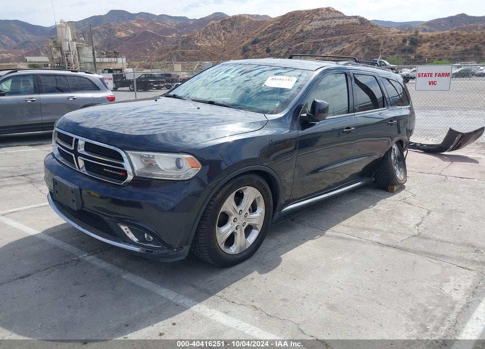2014 DODGE DURANGO LIMITED VIN: 1C4RDHDG2EC307936