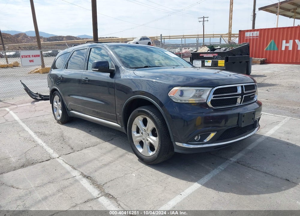 2014 DODGE DURANGO LIMITED VIN: 1C4RDHDG2EC307936