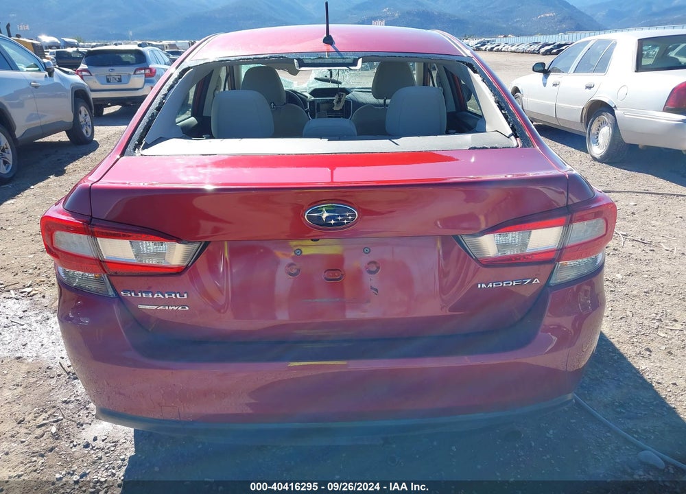 2019 SUBARU IMPREZA 2.0I VIN: 4S3GKAB65K3616648