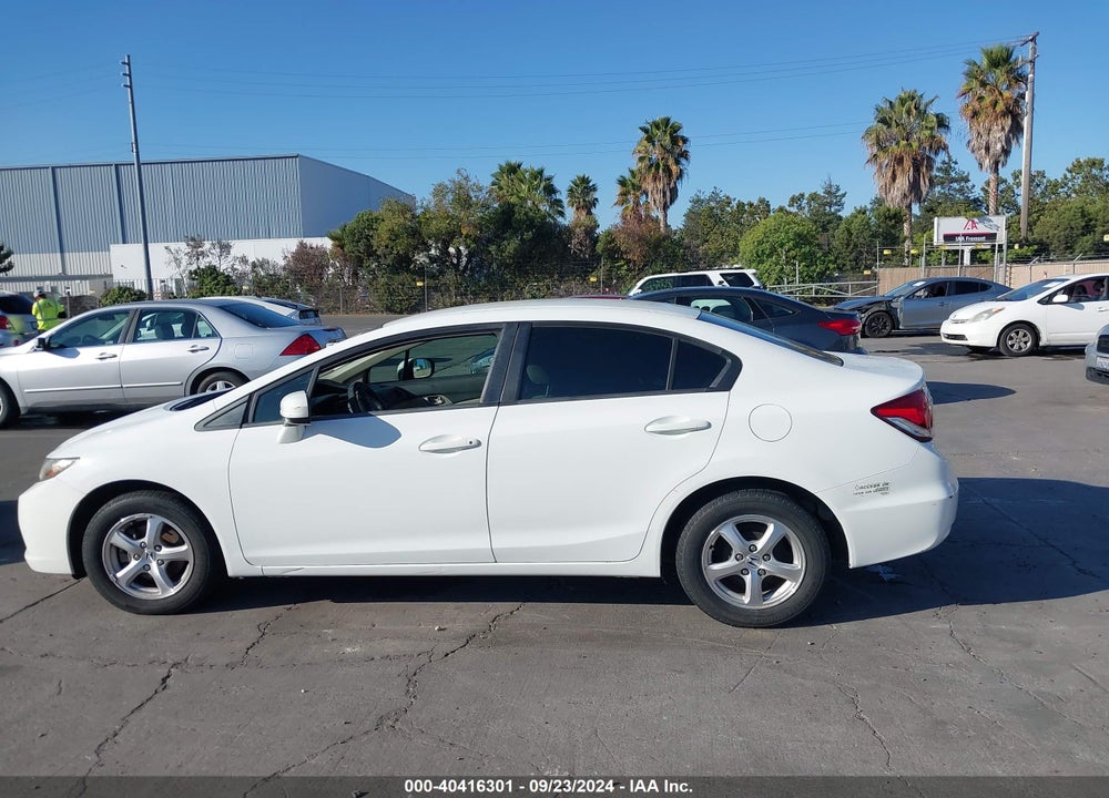 2014 HONDA CIVIC NATURAL GAS VIN: 19XFB5F51EE000253