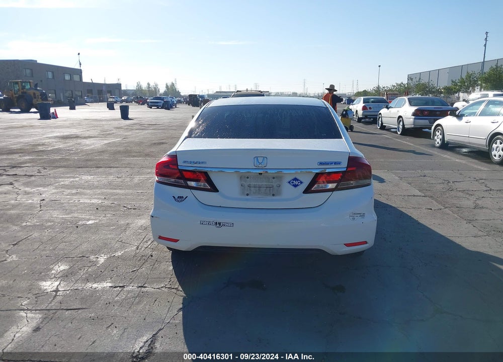 2014 HONDA CIVIC NATURAL GAS VIN: 19XFB5F51EE000253