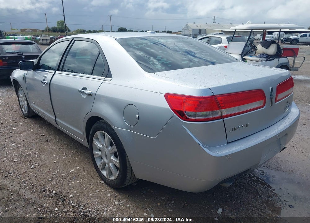 2012 LINCOLN MKZ HYBRID VIN: 3LNDL2L38CR829957
