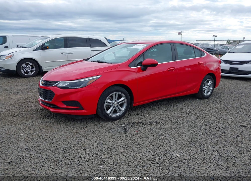 2017 CHEVROLET CRUZE LT AUTO VIN: 1G1BE5SM6H7206734