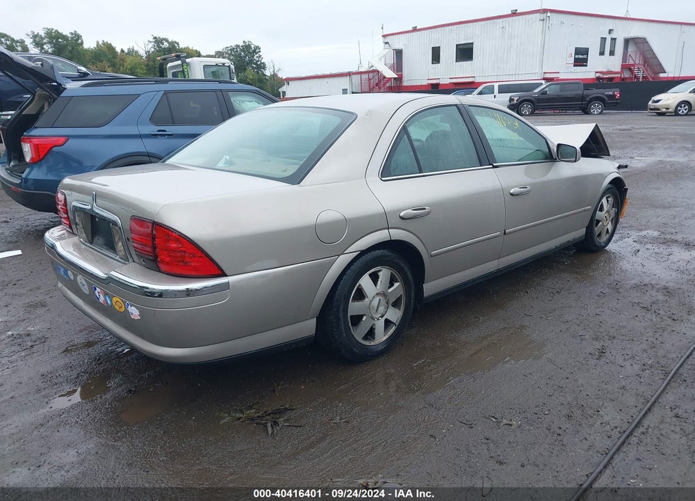 2002 LINCOLN LS V6 AUTO/V6 MANUAL VIN: 1LNHM86S72Y709667