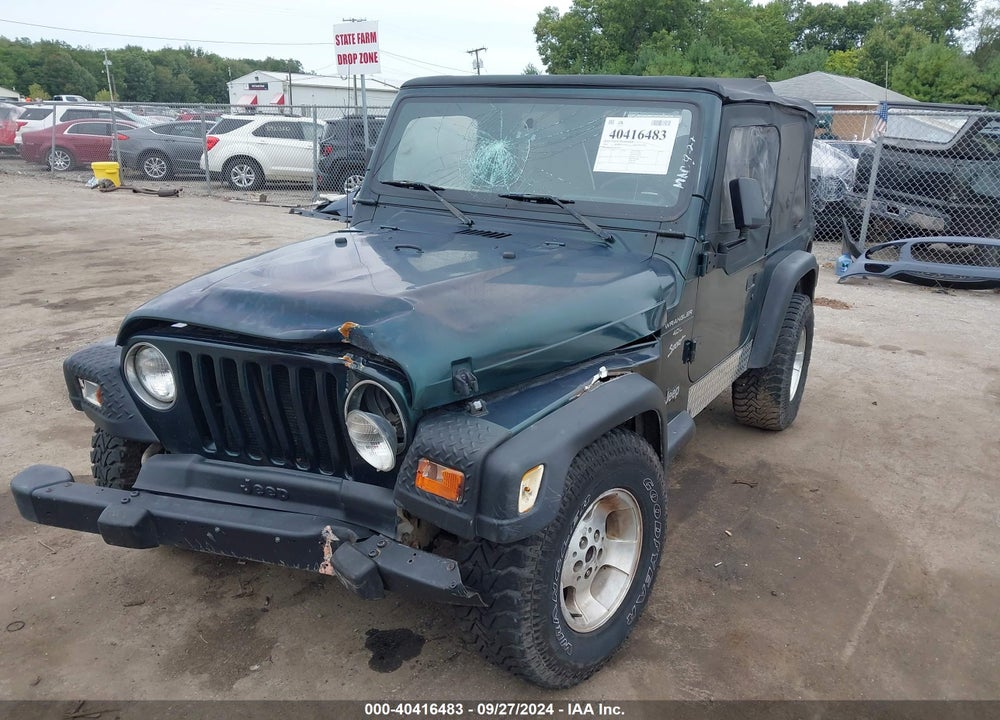 2000 JEEP WRANGLER SPORT VIN: 1J4FA49S1YP724716
