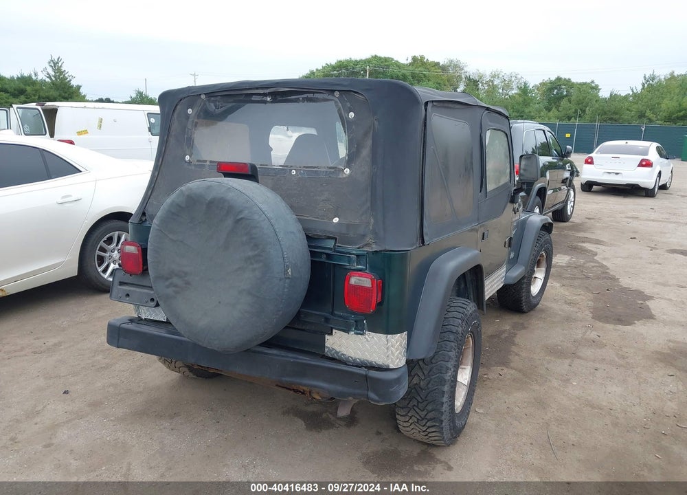 2000 JEEP WRANGLER SPORT VIN: 1J4FA49S1YP724716