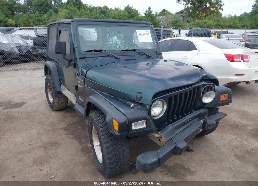 2000 JEEP WRANGLER SPORT VIN: 1J4FA49S1YP724716