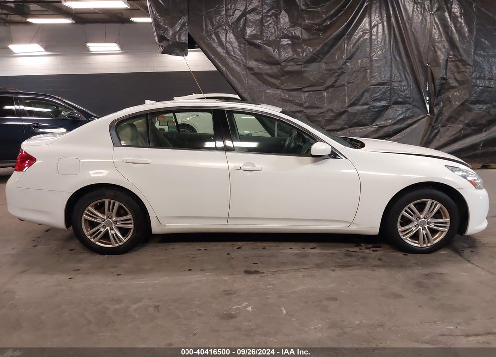 2011 INFINITI G37X VIN: JN1CV6AR9BM405481