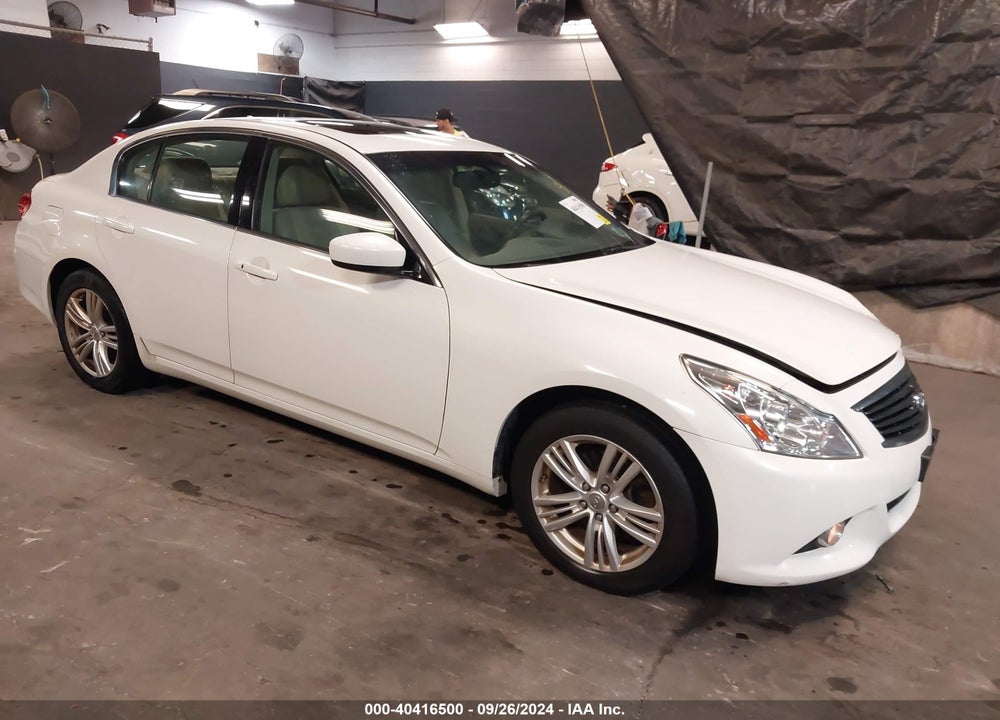 2011 INFINITI G37X VIN: JN1CV6AR9BM405481