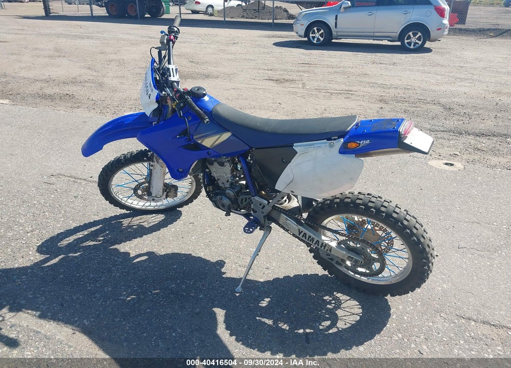 2004 YAMAHA WR450 F VIN: JYACJ043X4A004051