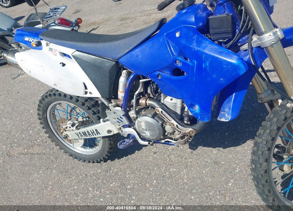 2004 YAMAHA WR450 F VIN: JYACJ043X4A004051