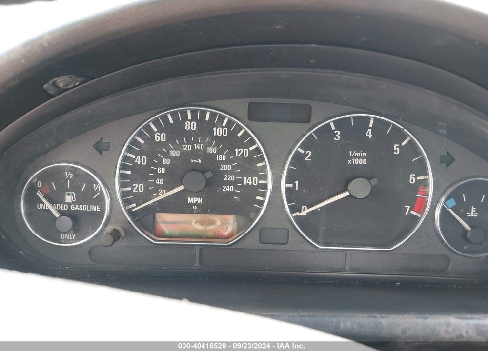 2000 BMW Z3 2.8 VIN: 4USCH3349YLF71189