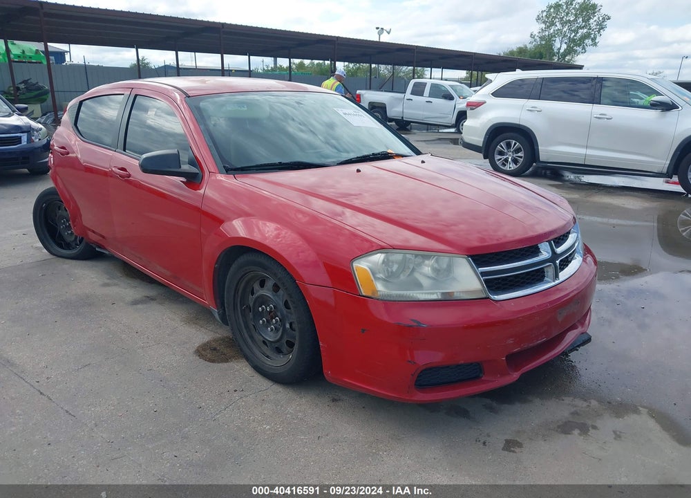 2013 DODGE AVENGER SE VIN: 1C3CDZAB9DN757157