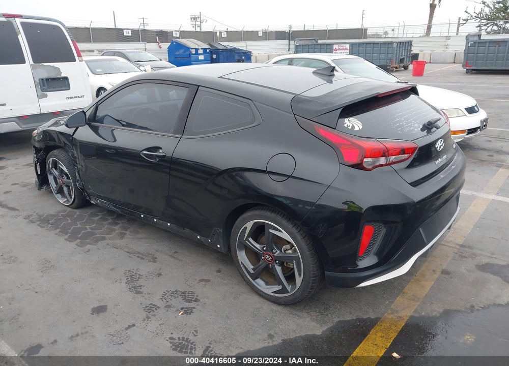 2019 HYUNDAI VELOSTER TURBO VIN: KMHTH6AB4KU006948