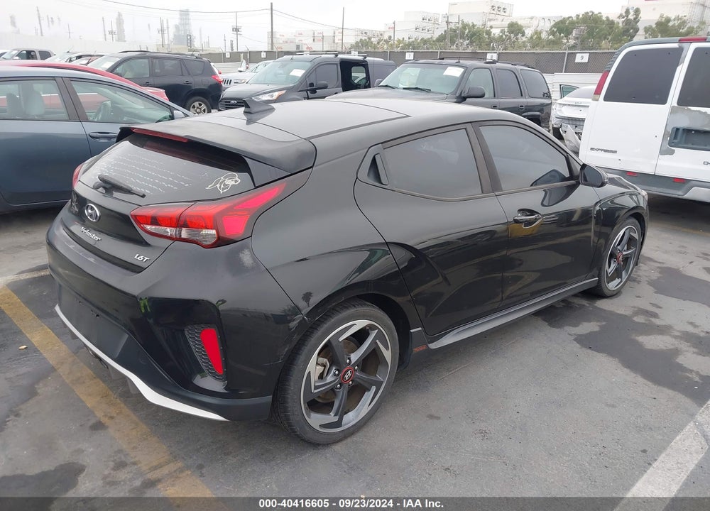 2019 HYUNDAI VELOSTER TURBO VIN: KMHTH6AB4KU006948