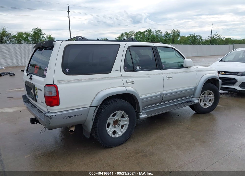 1999 TOYOTA 4RUNNER LIMITED V6 VIN: JT3GN87R4X0122720