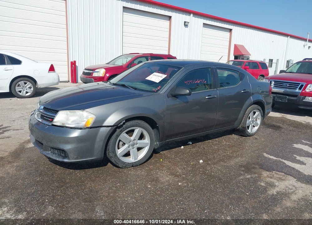 2013 DODGE AVENGER SE VIN: 1C3CDZABXDN660954