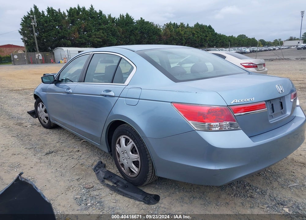 2012 HONDA ACCORD 2.4 LX VIN: 1HGCP2F32CA072646