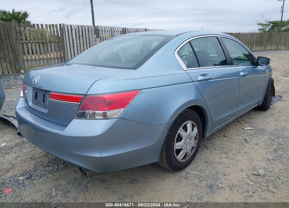 2012 HONDA ACCORD 2.4 LX VIN: 1HGCP2F32CA072646