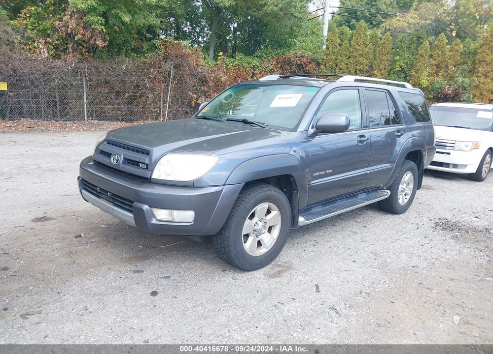 2003 TOYOTA 4RUNNER LIMITED V8 VIN: JTEBT17R538004718
