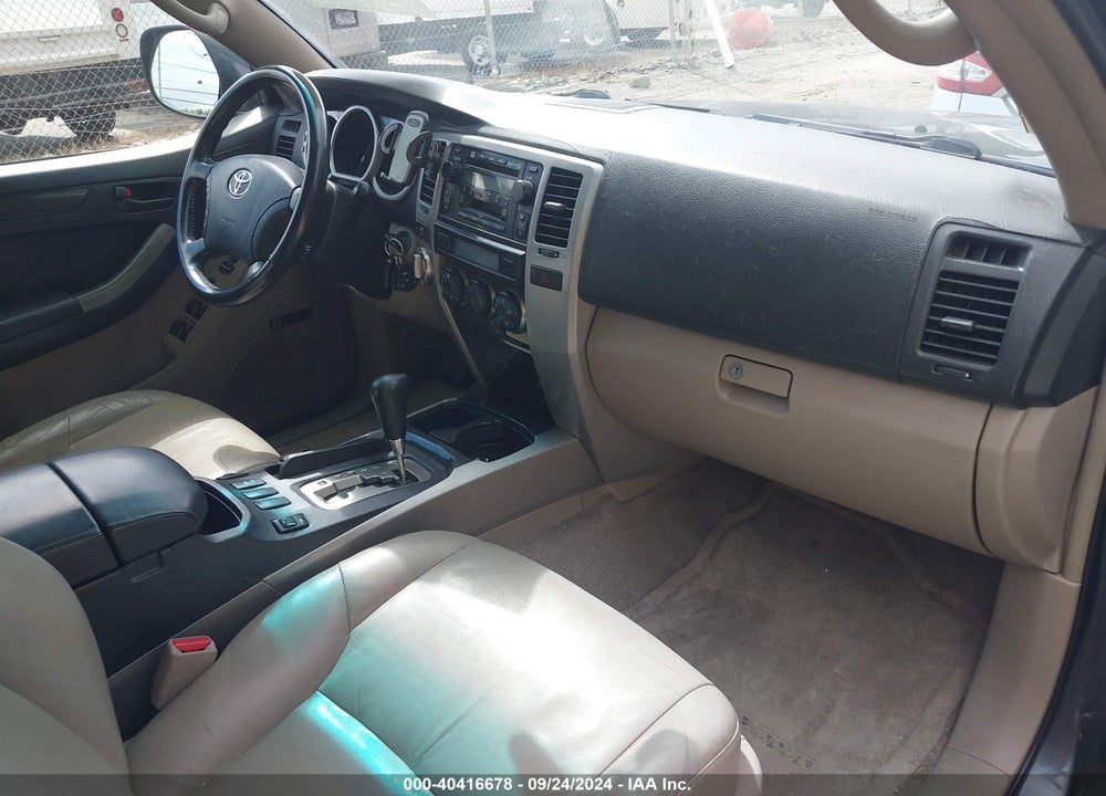 2003 TOYOTA 4RUNNER LIMITED V8 VIN: JTEBT17R538004718