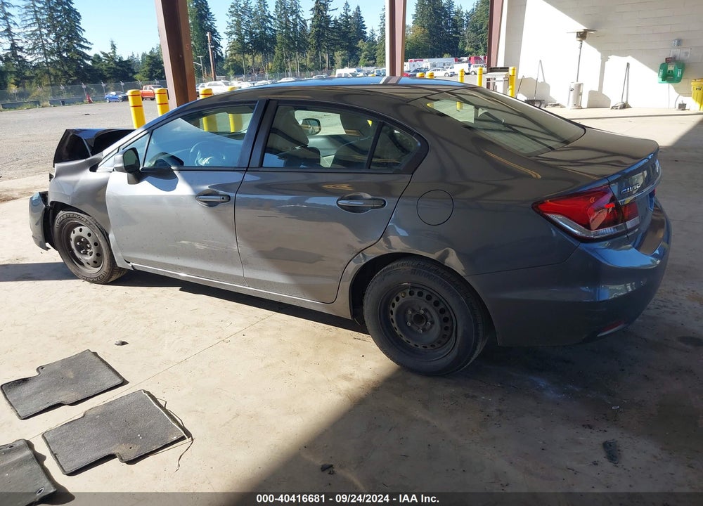 2013 HONDA CIVIC LX VIN: 19XFB2F52DE097993