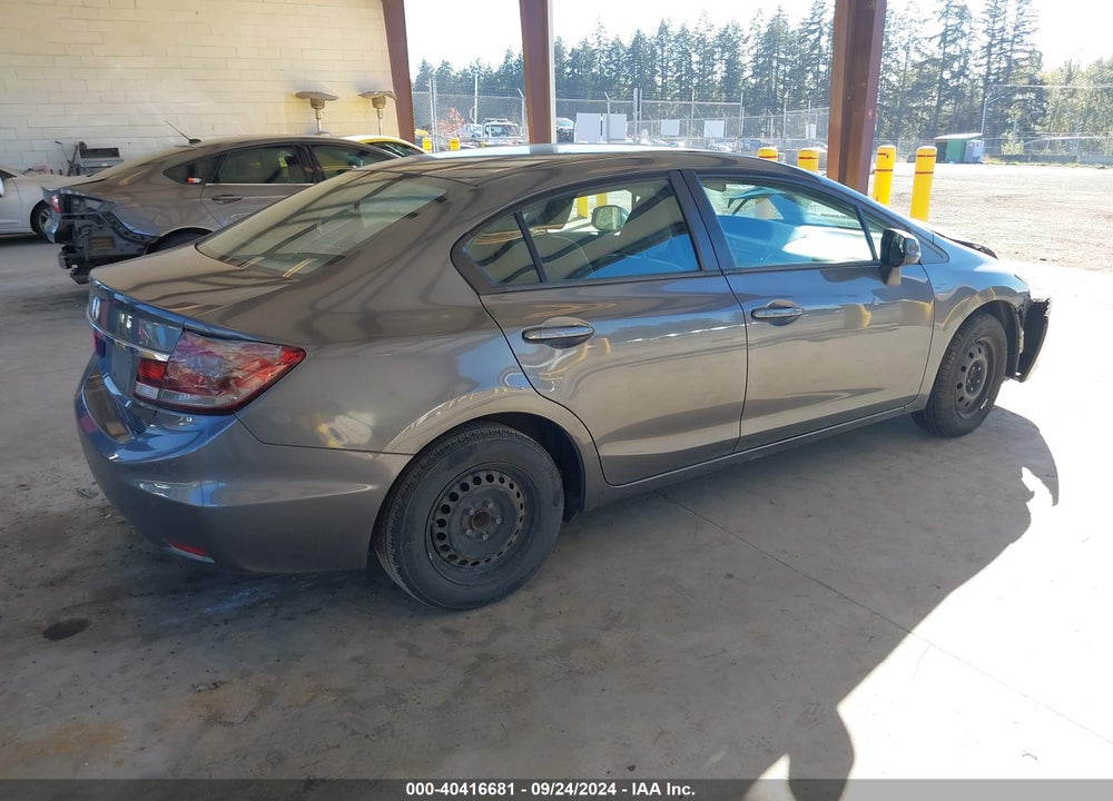 2013 HONDA CIVIC LX VIN: 19XFB2F52DE097993
