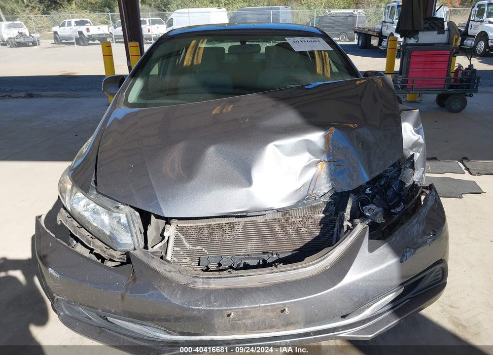 2013 HONDA CIVIC LX VIN: 19XFB2F52DE097993