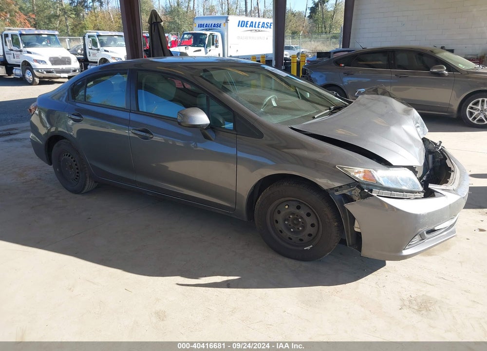 2013 HONDA CIVIC LX VIN: 19XFB2F52DE097993