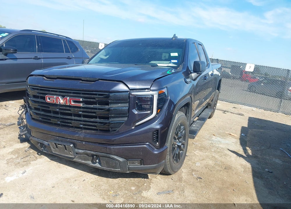 2022 GMC SIERRA 1500 2WD DOUBLE CAB STANDARD BOX ELEVATION VIN: 1GTRHCED6NZ518453