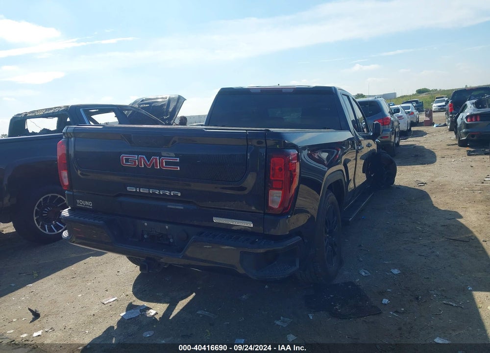 2022 GMC SIERRA 1500 2WD DOUBLE CAB STANDARD BOX ELEVATION VIN: 1GTRHCED6NZ518453
