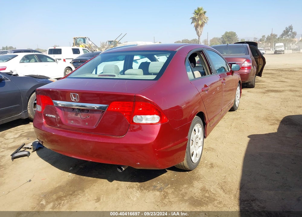 2010 HONDA CIVIC LX VIN: 19XFA1F52AE067949