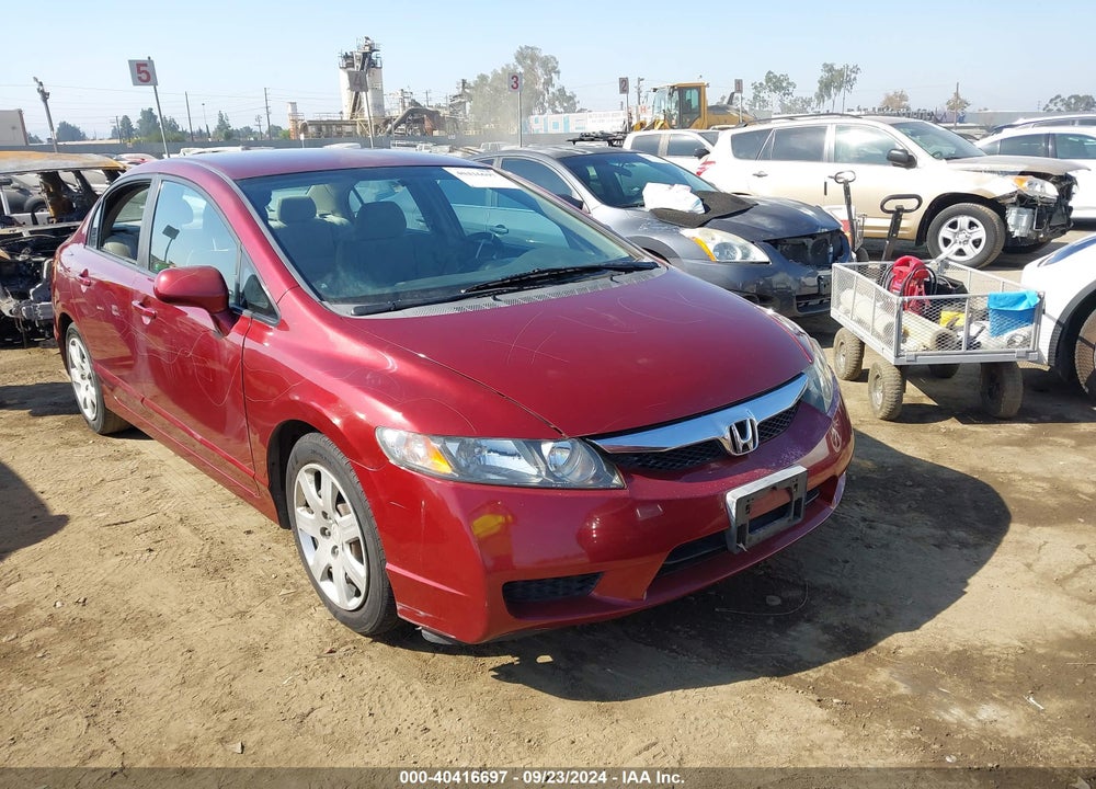 2010 HONDA CIVIC LX VIN: 19XFA1F52AE067949